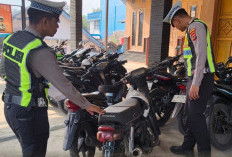 Polisi Sasar Parkiran Sekolah, Puluhan Motor Pelajar Terjaring Knalpot Brong