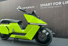 Motor Listrik Pintar Omo X dengan Teknologi CMG, Self-Balancing Pertama Dunia dan Proteksi Jalan, Dibuka April