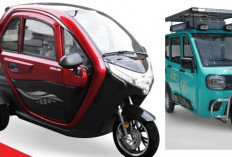 Daftar Motor Listrik Roda Tiga Tertutup Anti Kehujanan, Banyak Fitur Oke Termasuk AC Internal dan Kabin Lega