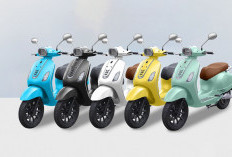 7 Motor Listrik Mirip Vespa Matic dengan Harga Mulai Rp9 Jutaan, Pilihan Anak Muda yang Ingin Tampil Stylish!