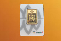 Harga Emas Antam Hari Ini Alami Lonjakan Cukup Besar! Cek Rincian Lengkapnya di Sini!
