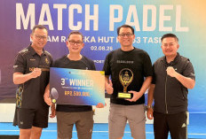 Sekda Majalengka Aaron Randi Raih Juara III Fun Padel HUT Ke-63 PT Taspen Cirebon