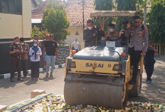 Polres Majalengka Musnahkan 2.079 Botol Miras, Total Hampir 20 Ribu Botol dalam Tiga Operasi