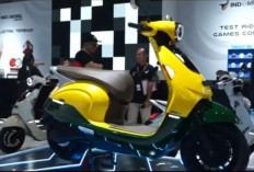 Indomobil eMotor QT Pro Skutik Retro Modern Jarak 135 Km, Harga Rp18 Jutaan, Ambient Light & NFC Keyless