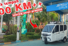 Selis Bromo Digeber Selama 16 Jam Non Stop, Ini Kondisi Baterai Motor Listrik Roda Tiga Dipakai Touring 561 Km