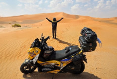 Kisah Perjalanan Biker XMAX Tembus 12 Negara Untuk Bisa Umrah di Tanah Suci Mekah