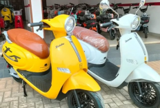 Mulai dari 400 Ribuan Bisa Bawa Pulang Motor Listrik Model Vespa Klasik Buatan Indonesia, Jarak Tempuh 100 KM