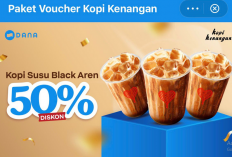 Kumpulan Voucher DANA Promo Kopi Kenangan, Cek Cara Klaim Diskon Hingga 50 Persen dan Menukarkannya
