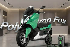 Motor Listrik Polytron Fox 350 Fast Charging Pakai Portable Fast Charger, Bisa Isi 80 Persen Dalam 40 Menit