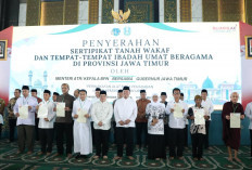 Serahkan 2.532 Sertipikat Wakaf dan Rumah Ibadah, Menteri Nusron Dorong Kolaborasi Nasional