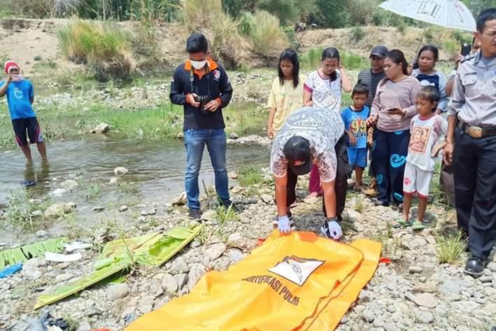 Mayat Bayi Laki-laki Dibuang di Sungai Cilutung