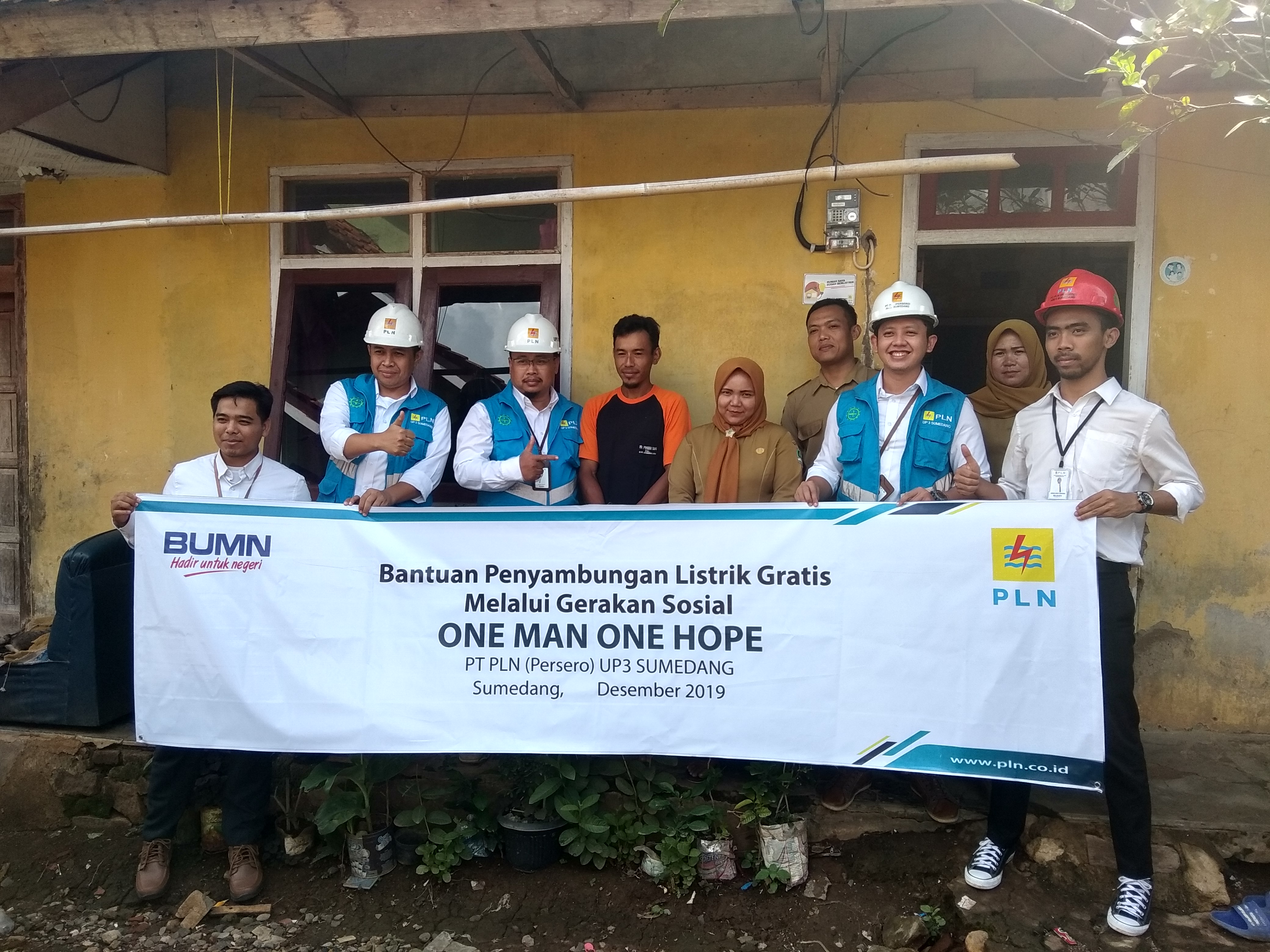 Keluarga Miskin Dapat Listrik Gratis, Program One Man One Hope, Sasar 86 KK