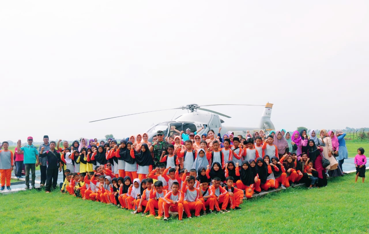 Puluhan Siswa MI Ikuti Edukasi Dirgantara