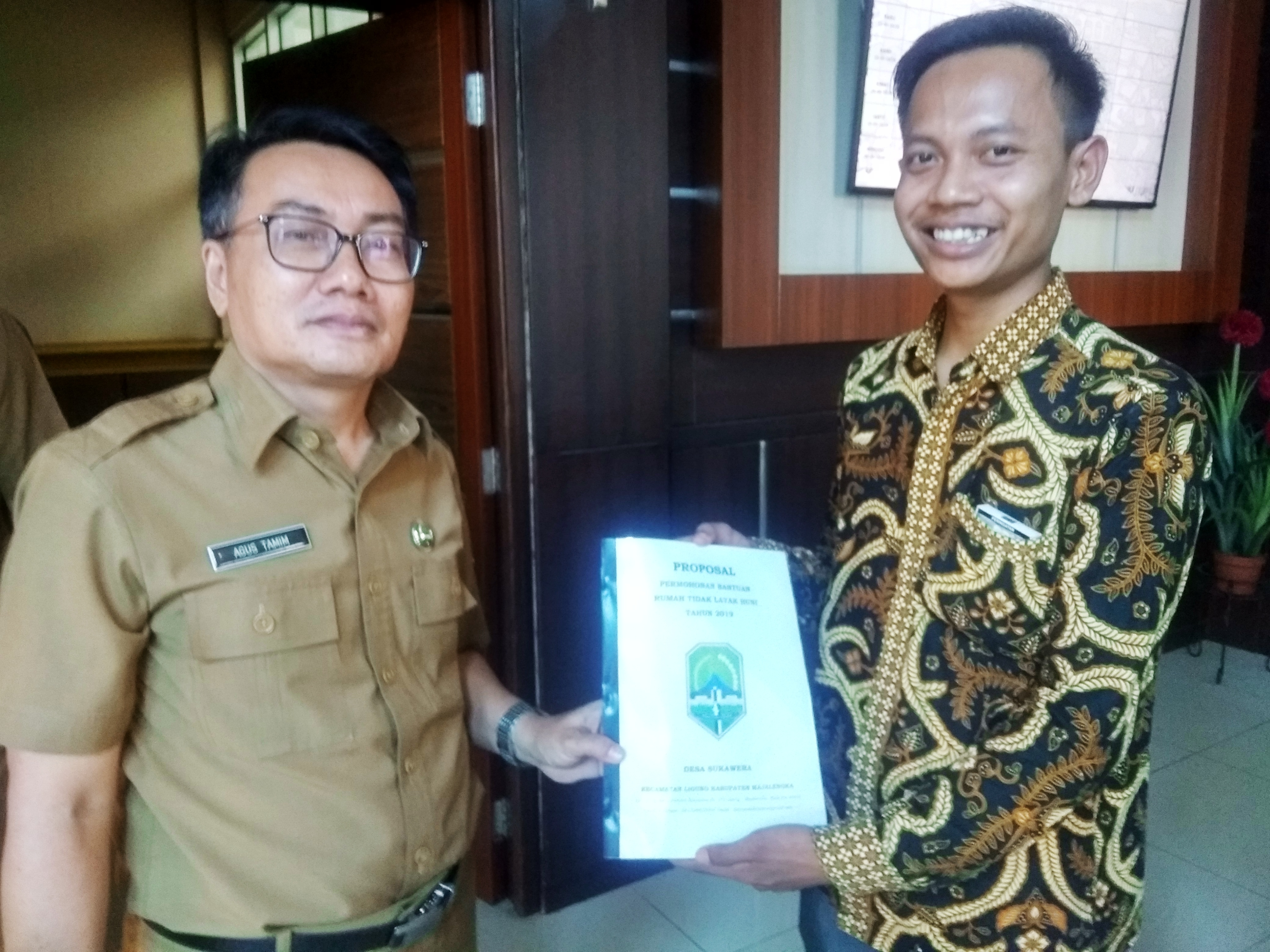 Pemdes Sukawera Ajukan Bantuan Rutilahu