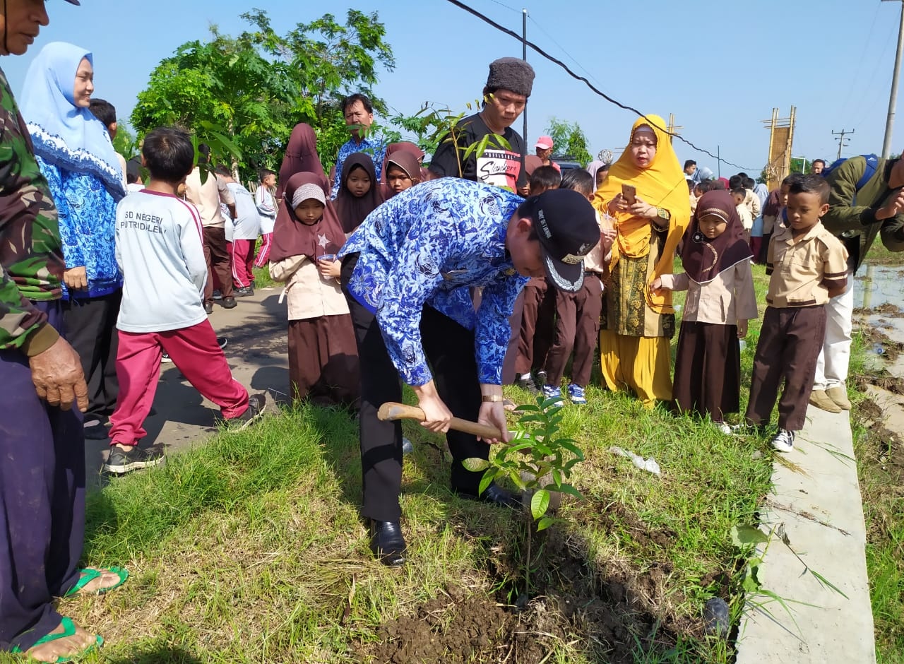 Cegah Abrasi, SFC-Pemuda Putridalem Tanam Pohon