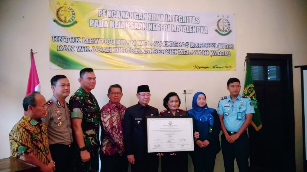 Kejari Majalengka Komitmen Wujudkan Wilayah Bebas Korupsi