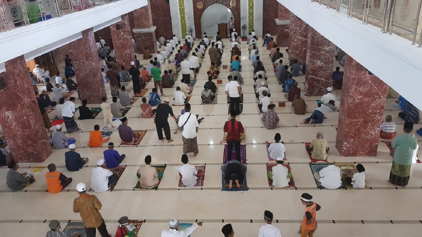 Masjid Agung Al Imam Tiadakan Salat Tarawih