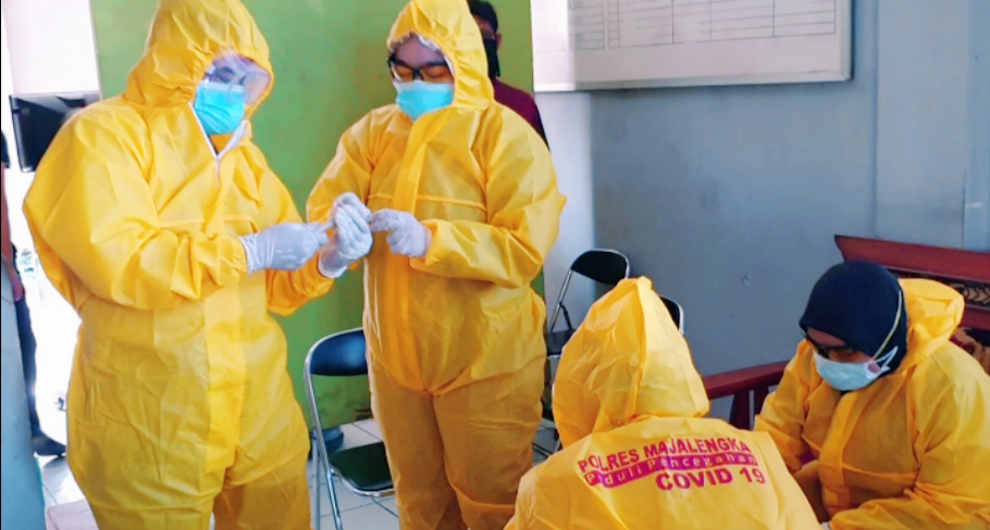 Polres Majalengka Gelar Rapid Test Gratis