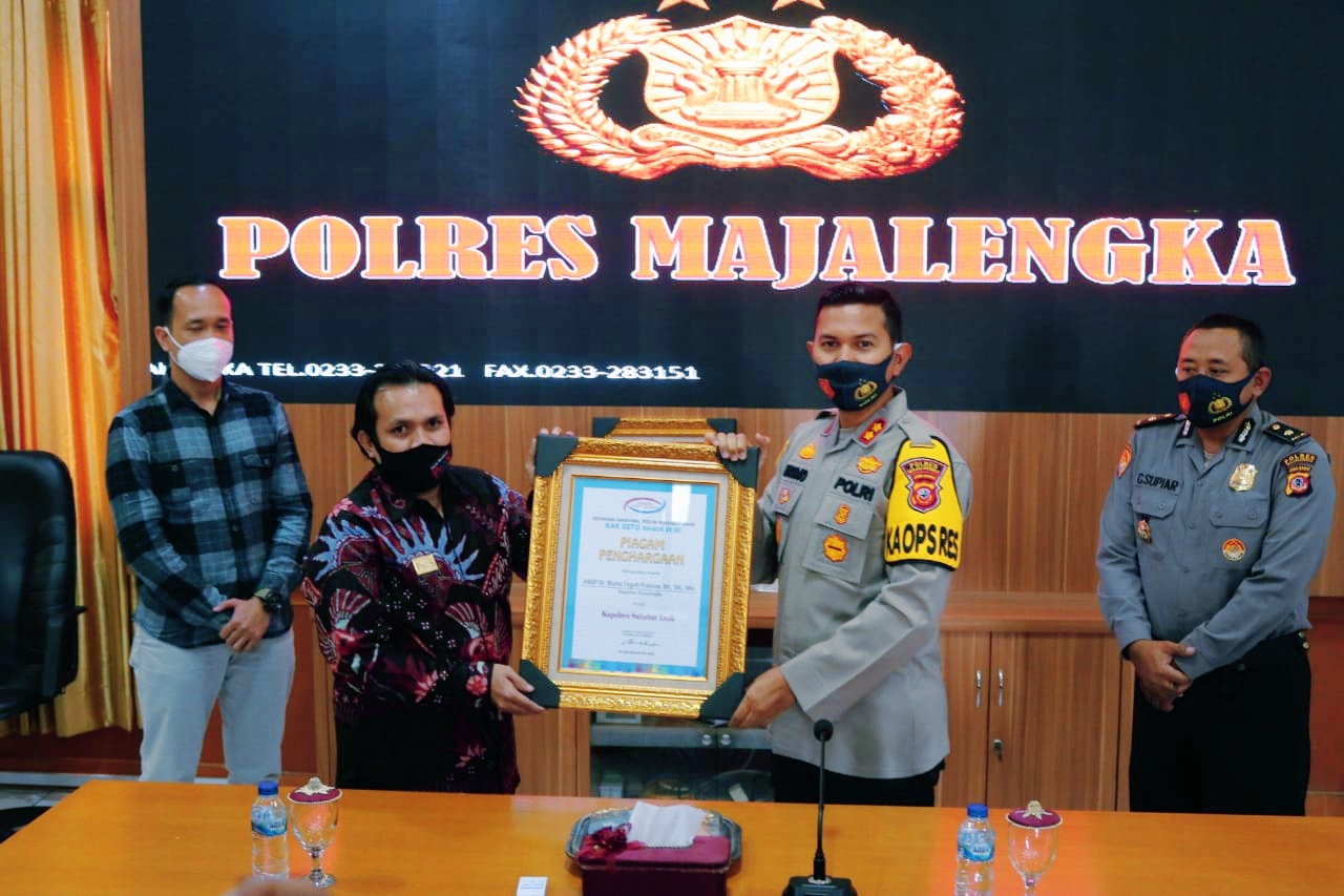 Ramah Anak, Polres Dapat Penghargaan Komnas