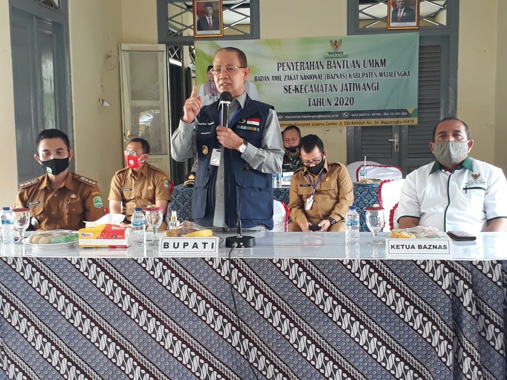 Gasibu Baznas Bantu Pedagang dan Pembangunan Masjid