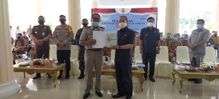 Bupati Berharap Seluruh Tanah Bersertifikat