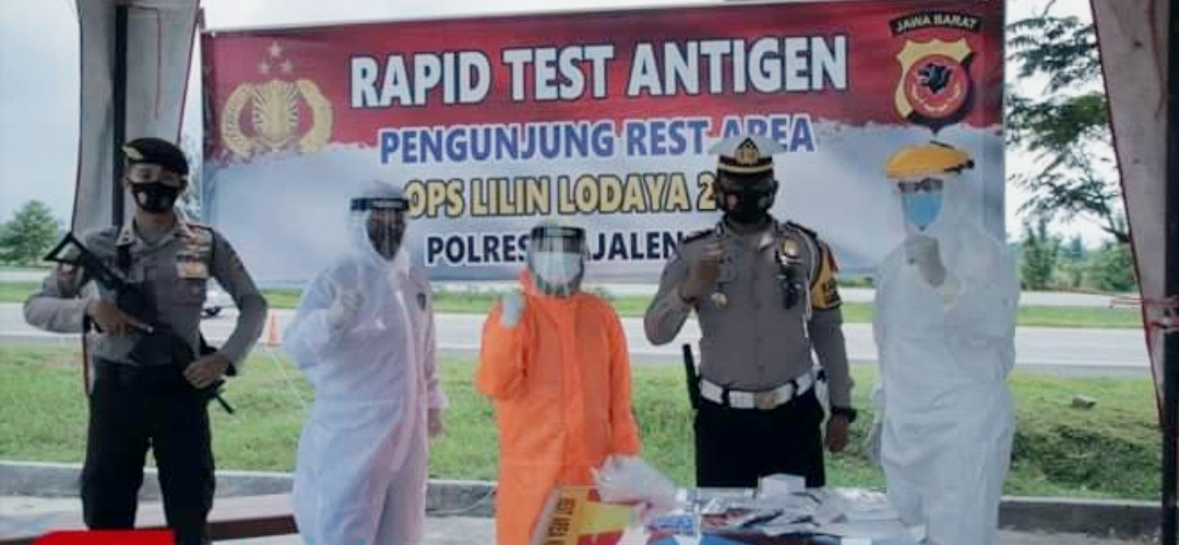 Rapid Antigen di Cipali, 48 Pemudik Negatif