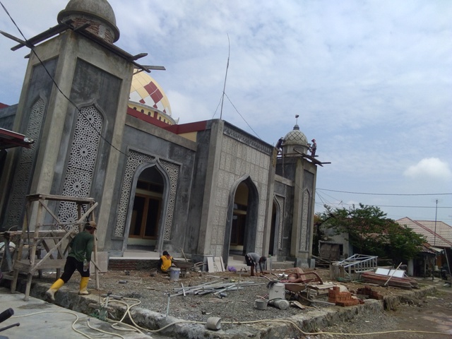 Masjid Kertawinangun Hampir Rampung