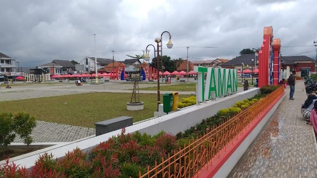 Alun-alun Talaga Semakin Tertata dan Nyaman