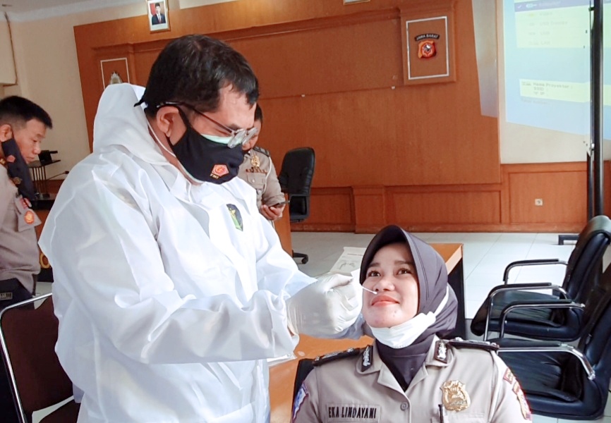 Polres Gelar Rapid Test Antigen