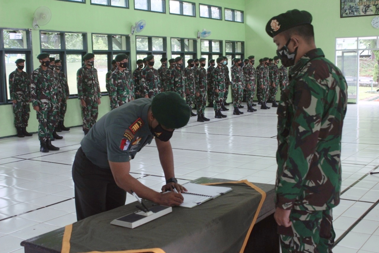 Pindah Tugas, Gelar Tradisi Korps Raport Perwira