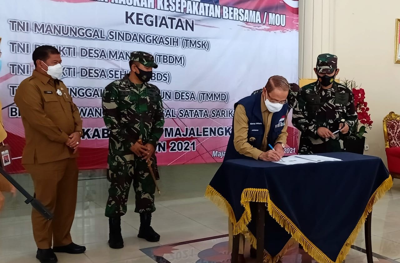 Bupati Dukung TNI Manunggal dengan Rakyat