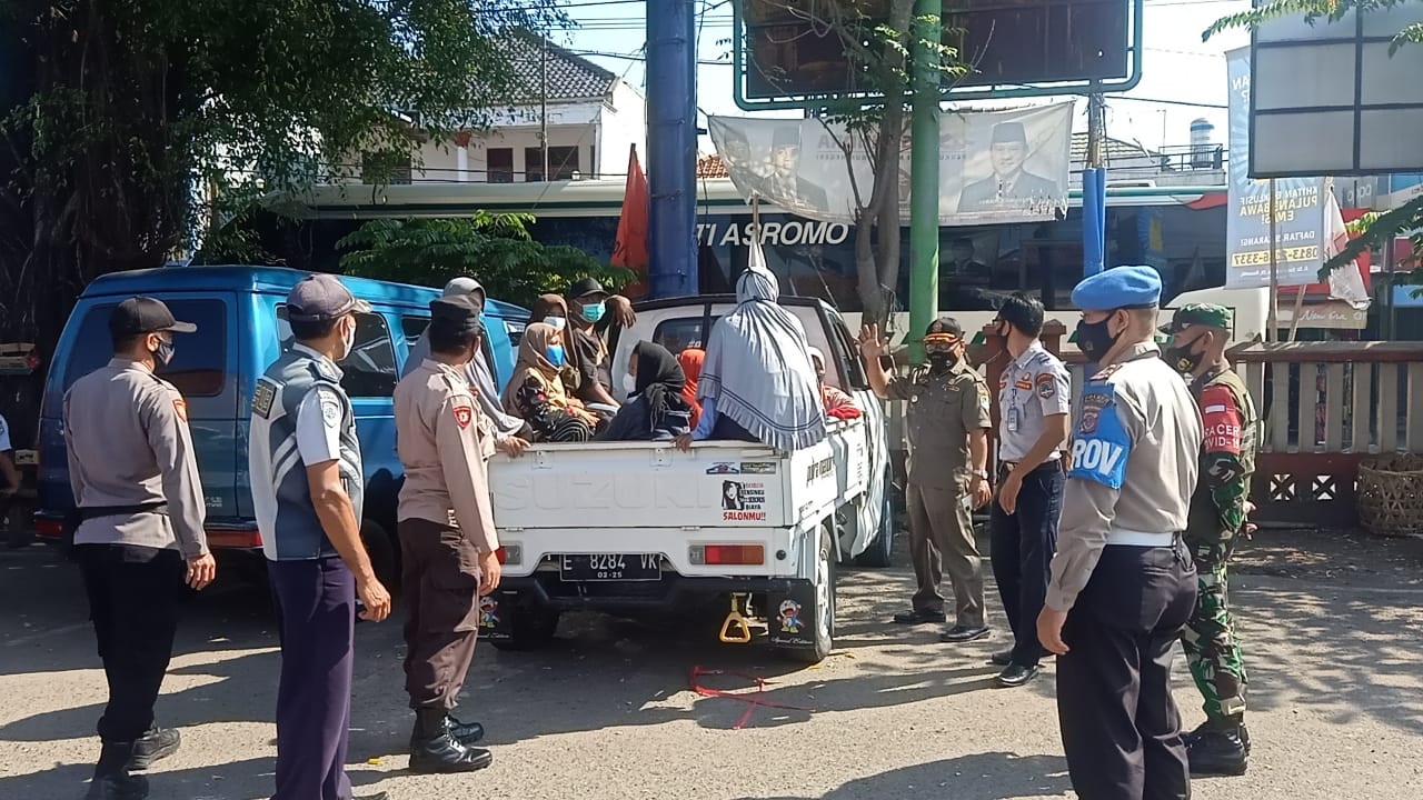 Pantau PPKM Darurat di Rajagaluh