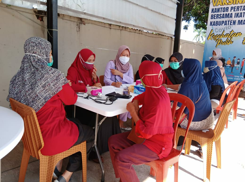 BPN Majalengka Gelar Vaksinasi Masal