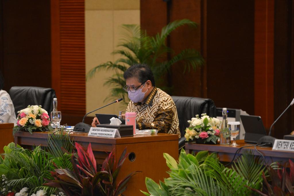 Menko Airlangga: Pertumbuhan Ekonomi Indonesia, Bergantung Pada Efektivitas Penanganan Covid-19