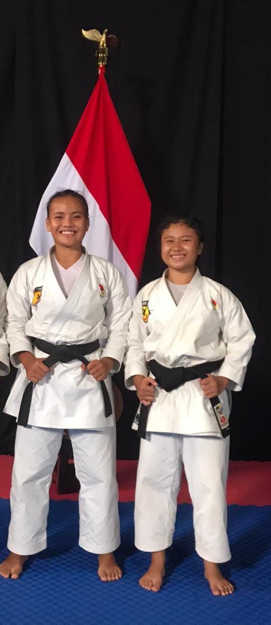 Lala dan Ajriya Sabet Medali Emas Karate
