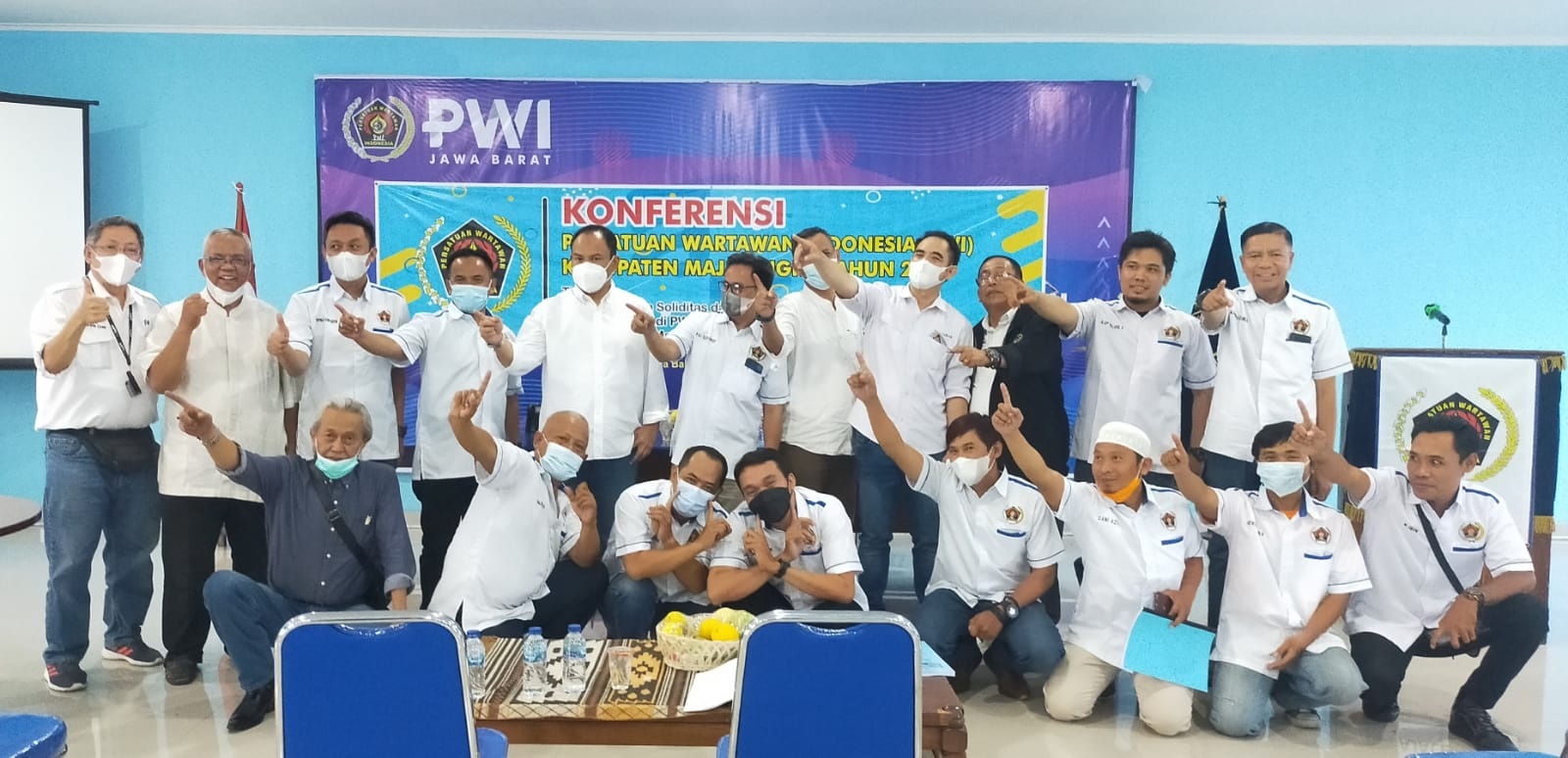 Terpilih Secara Aklamasi, Jurnalis Radar Cirebon Group Pimpin PWI Majalengka Periode 2021-2024