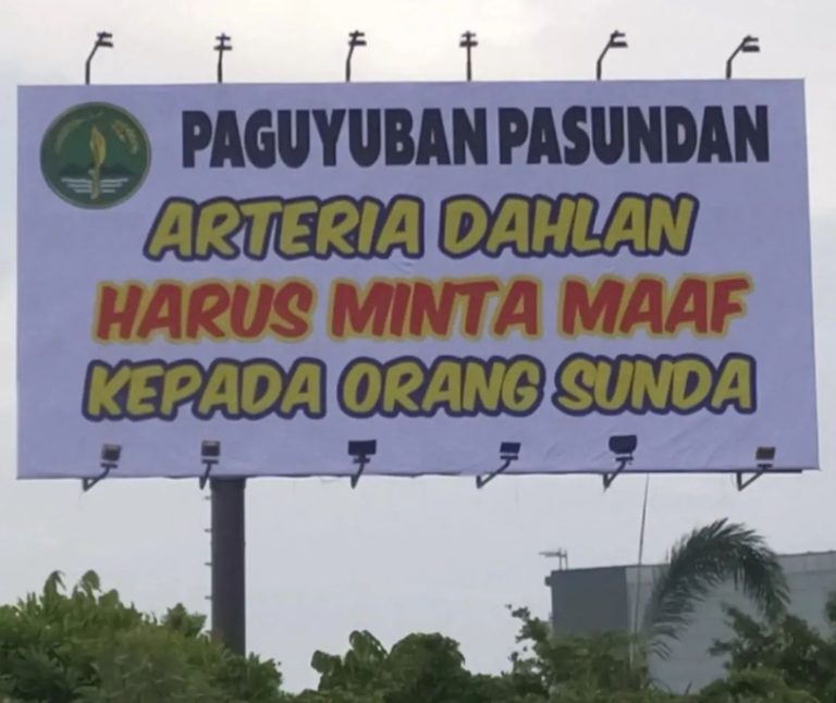 Paguyuban Pasundan: Arteria Dahlan Harus Minta Maaf ke Orang Sunda