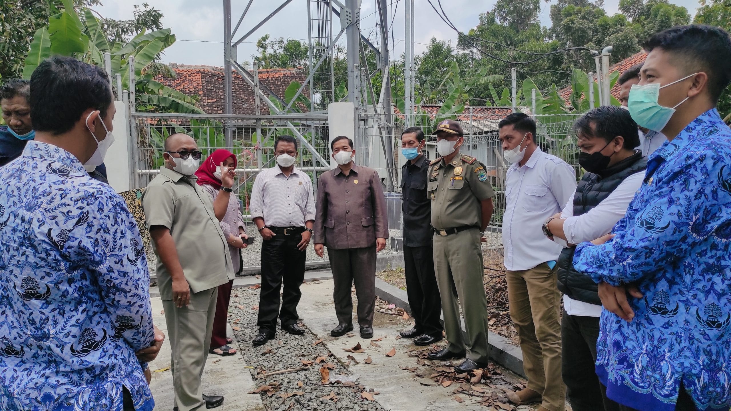 Komisi 1 Sidak Bangunan Tower